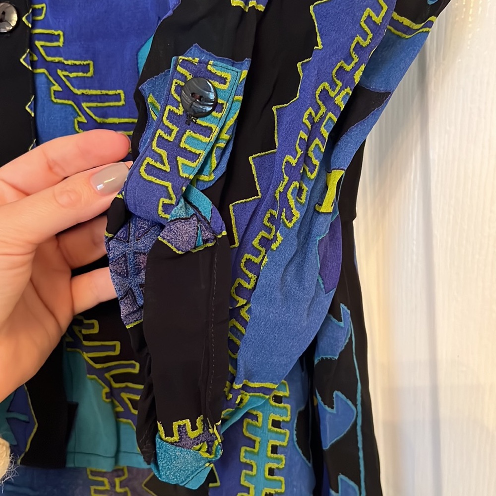 Chico’s Printed Button Down Blouse - image 5